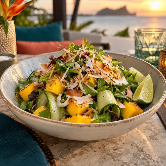 Tropical garden salad